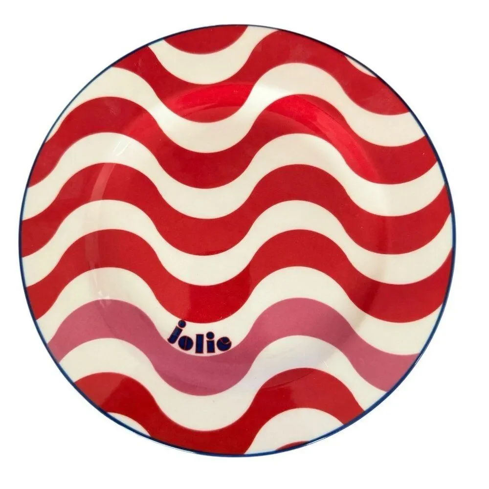 Anthropologie Dessert Canape Plate Set Of 4 By Maeve Gift Side Salad Plates NIB